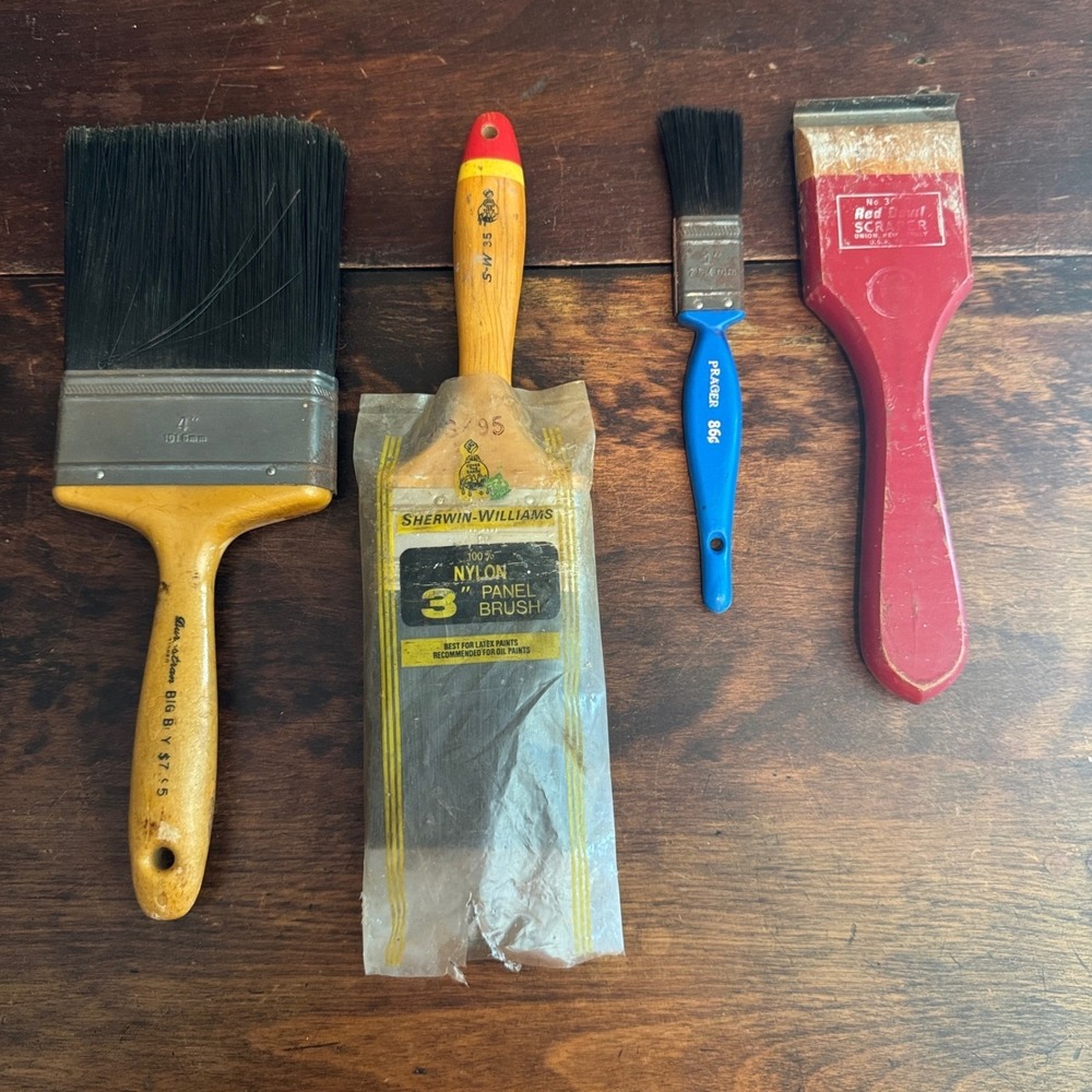 Vintage Paint Tool & Brush Lot Big Boy Prager Red Devil Sherwin Williams - Picture 7 of 7